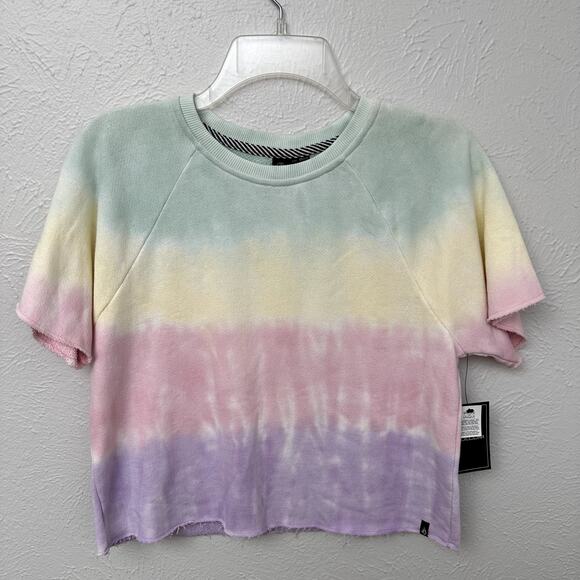 NWT Volcom Tie-Dye Raw Edge Rag T-shirt - Picture 4 of 11